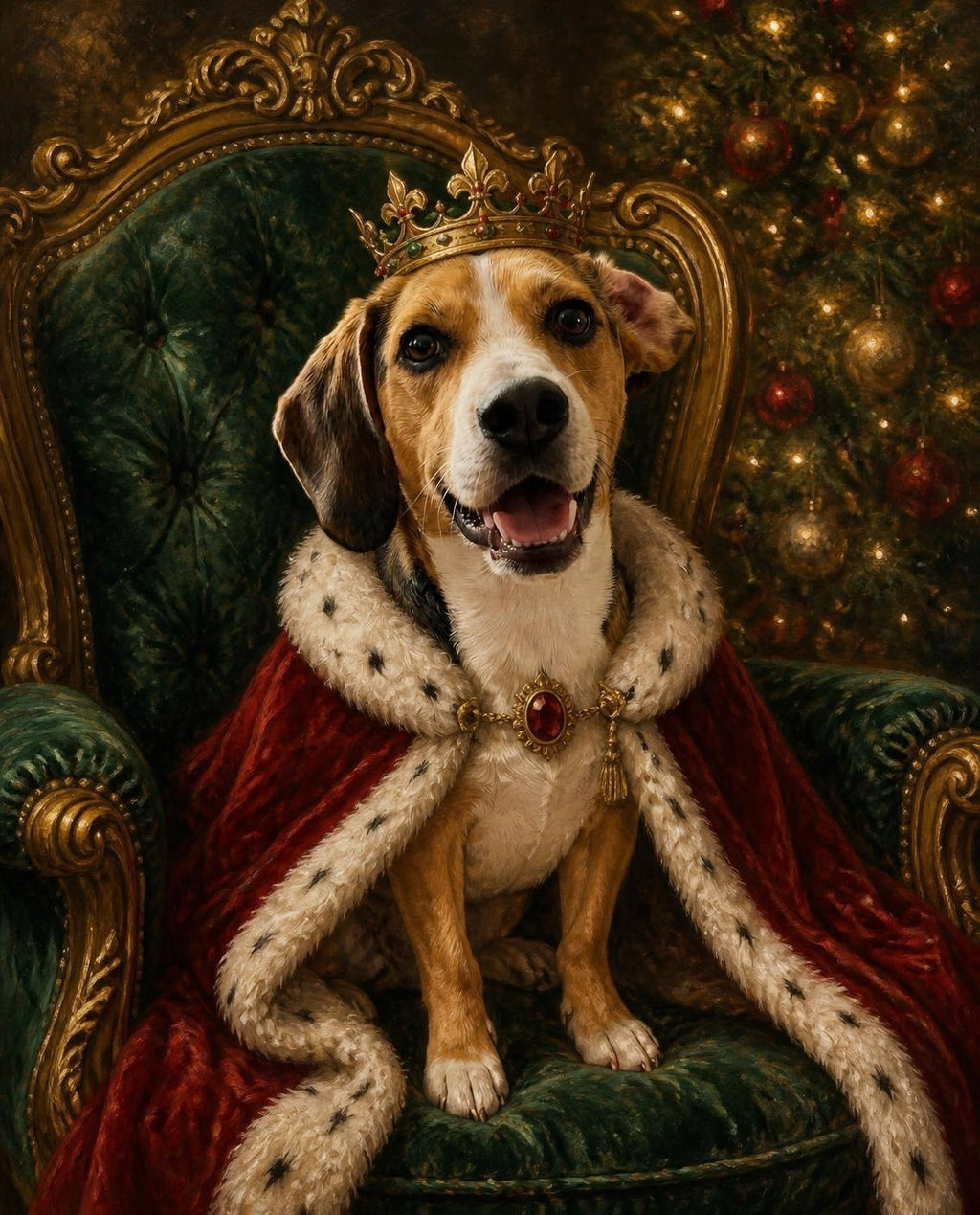 Style example: Royal Christmas portrait